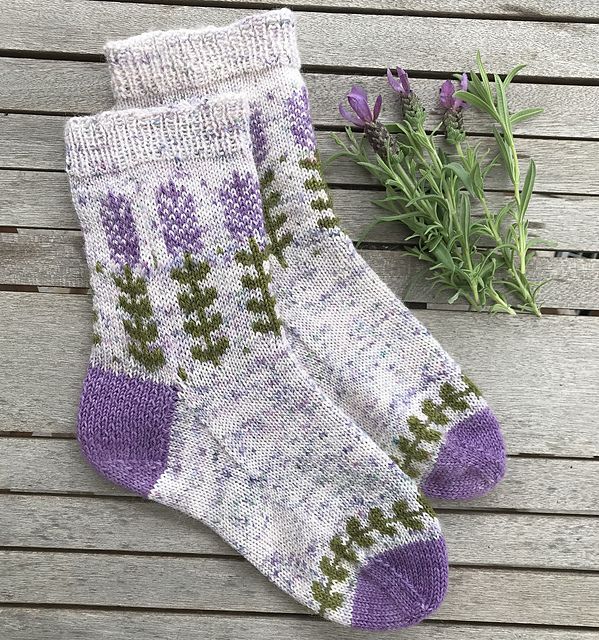 Blooming Lavender Socks